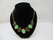 (image for) 5Pcs Fashion Metal Necklace With Rhinestone Mixed