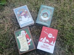 8Pcs Christmas Gift Box Candy Treat Cards Storage Box Decor 8Pcs Christmas Gift Box Candy Treat Cards Storage Box Decor