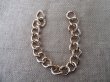 (image for) 3Strands Golden Metal Link Chain 30cm for Craft Jewelry Making