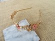 (image for) 1X Golden Leaives Forehead Garland Headband Hairclip Headwear