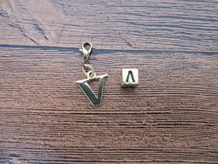 (image for) 24Packets Metal Alphabet Charms Jewellery Finding