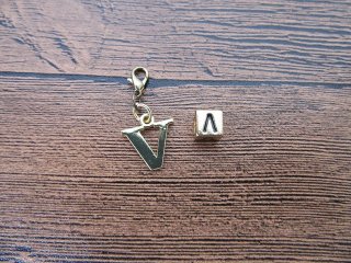 24Packets Metal Alphabet Charms Jewellery Finding