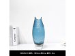 1Pc Modern Blue Fish Mouth Glass Flower Vase Flower Container HO (image for) 1Pc Modern Blue Fish Mouth Glass Flower Vase Flower Container HO