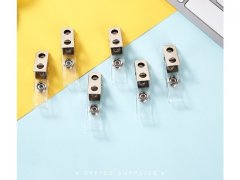 20Pcs I.D Card Holder Clip Clamp Home Office Supplies 20Pcs I.D Card Holder Clip Clamp Home Office Supplies