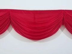 (image for) 1Pc Red Wine 3M Tassel Swag Drape Stage Wedding Background Backdrop