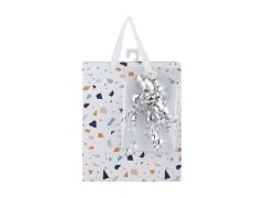 (image for) 15Pcs Paper Medium Gift Bag Set Shopping Bag with Front Decorati