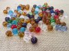 3Packets x 100pcs Round Glass Beads 8mm - Mixed Color