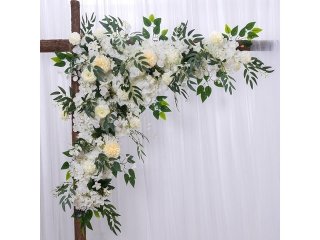 1Pc Luxury Artificial Corner Flower Arrangement Wedding Backdrop