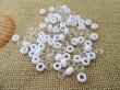 24Sheet x 480Pcs White Barrel Pony Beads Dreadlock Bead (image for) 24Sheet x 480Pcs White Barrel Pony Beads Dreadlock Bead