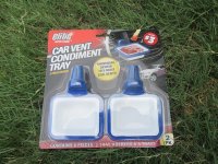 3Sheets x 2Pcs Car Vent Condiment Tray Holder Car Accessories 3Sheets x 2Pcs Car Vent Condiment Tray Holder Car Accessories