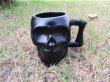 1Pc Spooky Skull Ceramic Mug Gothic Themed Coffee Cup 580ml