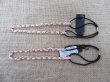 12X Pink Fashion Necklace with Black Leatherette Cord (image for) 12X Pink Fashion Necklace with Black Leatherette Cord