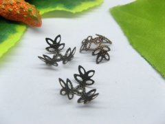 200pcs Antique Copper Bead Caps Leaves 10mm 200pcs Antique Copper Bead Caps Leaves 10mm
