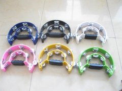 (image for) 1Pc New Professional Rhythm Tech Tambourine Double Half-Moon