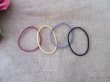 (image for) 1Pc Thin Simple Elastic Hair Ties Hair Band Hair Rubber Band