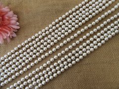 (image for) 10String x 80Pcs Round Plastic Simulate Pearl Beads Jewelry