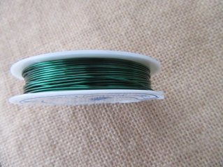 10Pcs X 3.6m Green Copper Wire for Jewellery Making 1mm Dia