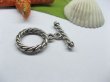 (image for) 50sets Metal Twist Circle Toggle Clasp yw-ac-tc125
