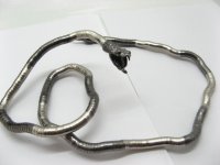 5X Cool Luxury Snake Necklaces /Bangles Silver