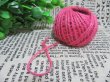 (image for) 5X 150M Burlap Rope Hemp Cord Thread Jute String Roll DIY Pink