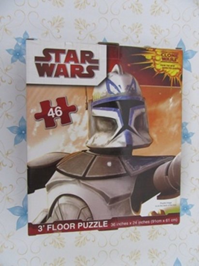 1Set x 46Pcs Star Wars The Clone Wars Puzzle 36x24 inches - Click Image to Close