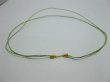 95 Green 2-String Waxen Strings For Necklace Golden Clasp (image for) 95 Green 2-String Waxen Strings For Necklace Golden Clasp