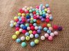 500Grams (1800Pcs) Candy Color Round Plastic Beads 8mm