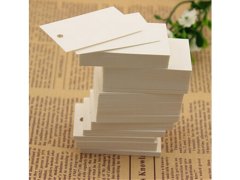 (image for) 1150Pcs Plain White Clothes Price Tag 3.5X5cm