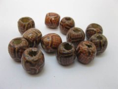 (image for) 300Pcs Round Barrel European Style Pony Wooden be-w79