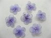 100 Purple Plum Blossom Charms Pendants