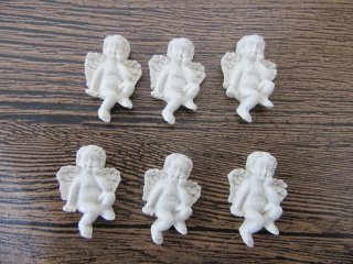 50Pcs Flatback Angel Scrapbooking Cards Crafts Embellishments