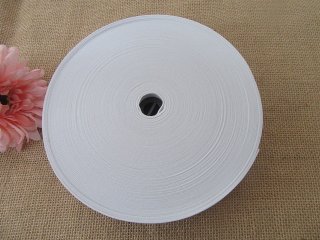 1Roll X 30 Meters White Sewing Elastic 3cm