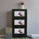 1X Black Deer Shoe Cabinet Rack Storage Organiser 18prs 1X Black Deer Shoe Cabinet Rack Storage Organiser 18prs