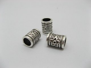 20pcs Metal Star Tube Spacer Beads yw-ac-mt5 (image for) 20pcs Metal Star Tube Spacer Beads yw-ac-mt5