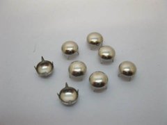 (image for) 4x500Pcs Silver Plated Dome Studs 8x8mm Leather Craft
