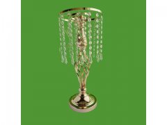 1Set Crystal Table Chandelier Candlestick Wedding Flower Vase