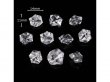 900 Clear Acrylic Ice Pieces Stones Wedding Party 14mm