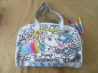 (image for) 1Set Unicorn Bag Kid's Coloring Bag Gift Set Craft Party