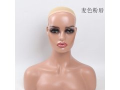 (image for) 1Pc Female Mannequin Bald Head Display Props Shoulders Bust dis-m135