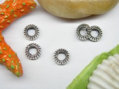 (image for) 100pcs Metal Circle Beads Yw-ac-mb91