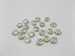 (image for) 500 Metal Flat Spacer beads Jewelry finding