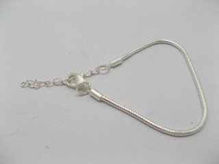 4Pcs Snake Chain Bracelets Fits European 20cm pa-s2