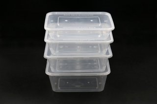 50 Disposable Take Away Food Box Container Bento Lunch Box 500ML