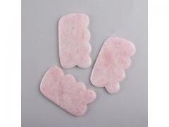 1Pc Rose Quartz Gua Sha Body Eye Neck Board Massager Beauty Tool 1Pc Rose Quartz Gua Sha Body Eye Neck Board Massager Beauty Tool