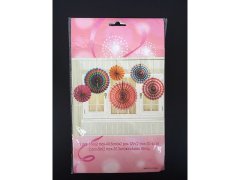 (image for) 1Set X 6Pcs Tissue Paper Fans Decorations Kit Wedding Bridal Sho