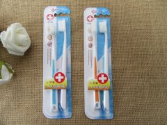 (image for) 24Pcs HQ Soft Clean Toothbrushes Mixed Color for Adults
