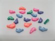 200 Polymer Clay 7mm Dolphin Beads Mixed colour (image for) 200 Polymer Clay 7mm Dolphin Beads Mixed colour
