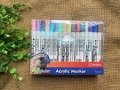 (image for) 48 Colors Smooth Acrylic Paint Pen Marker for DIY Art Projects