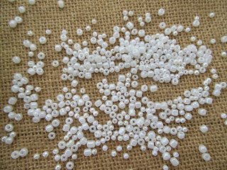 450Gram White Loose Beads Seed Beads 3-4mm