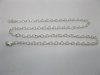 60Strands Silver Plated Finished Jewelry Cable Chains 48cm 60Strands Silver Plated Finished Jewelry Cable Chains 48cm